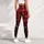 Crimson Bow and Snowflakes for Cozy Christmas Celebrations and Festive Winter Style Leggings - 6