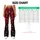 Crimson Bow and Snowflakes for Cozy Christmas Celebrations and Festive Winter Style Leggings - 7