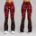 Crimson Bow and Snowflakes for Cozy Christmas Celebrations and Festive Winter Style Leggings - 9