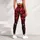 Crimson Bow and Snowflakes for Cozy Christmas Celebrations and Festive Winter Style Leggings - 4
