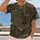 Olive Patchwork Camouflage Utility Style for Outdoors and Everyday Wear All-over Print Unisex T-shirt - 2
