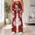 Whimsical Santa Faces and Falling Snow for Cozy Christmas Celebrations and Winter Days Leggings - 10