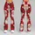 Whimsical Santa Faces and Falling Snow for Cozy Christmas Celebrations and Winter Days Leggings - 9