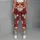 Whimsical Santa Faces and Falling Snow for Cozy Christmas Celebrations and Winter Days Leggings - 5