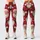 Whimsical Santa Faces and Falling Snow for Cozy Christmas Celebrations and Winter Days Leggings - 1