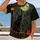 Moonlit Black Cat Graveyard Scene for Halloween Nights and Dark Autumn Style All-over Print Unisex T-shirt - 2