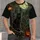 Moonlit Black Cat Graveyard Scene for Halloween Nights and Dark Autumn Style All-over Print Unisex T-shirt - 1