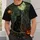 Moonlit Black Cat Graveyard Scene for Halloween Nights and Dark Autumn Style All-over Print Unisex T-shirt - 6