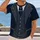 Navy Faux Suit Look with Plaid Waistcoat for Weddings and Parties, Smart Style for Men All-over Print Unisex T-shirt - 2