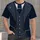 Navy Faux Suit Look with Plaid Waistcoat for Weddings and Parties, Smart Style for Men All-over Print Unisex T-shirt - 4