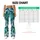 Teal Tropical Monstera And Bamboo Leaves For Relaxed Summer Getaways Leggings - 7