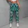 Teal Tropical Monstera And Bamboo Leaves For Relaxed Summer Getaways Leggings - 5