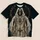 Hooded Skeleton and Antique Bronze Emblem for Gothic Nightlife and Dark Style All-over Print Unisex T-shirt - 1