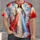 Jesus Portrait for Worship, Prayer and Faith Gatherings, a Meaningful Gift for Men All-over Print Unisex T-shirt - 4