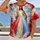 Jesus Portrait for Worship, Prayer and Faith Gatherings, a Meaningful Gift for Men All-over Print Unisex T-shirt - 2