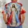Jesus Portrait for Worship, Prayer and Faith Gatherings, a Meaningful Gift for Men All-over Print Unisex T-shirt - 6