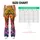 Rainbow Wildflower Blooms for Beach Walks, Garden Strolls, and Nature Lovers Leggings - 7