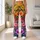 Rainbow Wildflower Blooms for Beach Walks, Garden Strolls, and Nature Lovers Leggings - 11