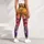 Rainbow Wildflower Blooms for Beach Walks, Garden Strolls, and Nature Lovers Leggings - 6