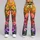 Rainbow Wildflower Blooms for Beach Walks, Garden Strolls, and Nature Lovers Leggings - 9