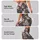 Blush Bow Bunny Faces for Easter Celebrations and Springtime Garden Outings for Women Leggings - 8