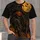 Scarecrow, Raven And Pumpkin Moon Scene For Halloween Night Celebrations All-over Print Unisex T-shirt - 4
