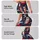 Distressed Red, White And Navy Stars For Summer Festivals And Outdoor Celebrations Leggings - 8