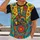 Colorful Victory Hand And Rainbow Flowers For Campus Commutes And Weekend Outings All-over Print Unisex T-shirt - 2