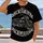 Classic Cruiser Motorcycle for Easygoing Rides and Vintage Roadside Style All-over Print Unisex T-shirt - 2