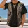 Distressed Wasteland Skull Vest Style for Alternative Streetwear and Rebel Nights All-over Print Unisex T-shirt - 2