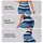 Blue Navy Ivory Coastal Stripes for Relaxed Resort Days and Seaside Getaways Leggings - 2