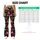 Red And Evergreen Buffalo Checks With Snowflakes For Cozy Christmas Holiday Celebrations Leggings - 7