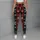 Red And Evergreen Buffalo Checks With Snowflakes For Cozy Christmas Holiday Celebrations Leggings - 6