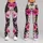 Pink And Lavender Wildflowers For Casual Spring Outings And Everyday Wear Leggings - 9