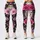 Pink And Lavender Wildflowers For Casual Spring Outings And Everyday Wear Leggings - 3