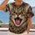 Wide-Eyed Tabby Cat Face For Playful Everyday Style And Expressive Cat Lover Gifts All-over Print Unisex T-shirt - 2