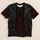 Gothic Studded Vest, Chains and Burgundy Damask for Alternative Concert Night Out All-over Print Unisex T-shirt - 1