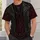 Gothic Studded Vest, Chains and Burgundy Damask for Alternative Concert Night Out All-over Print Unisex T-shirt - 5