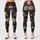 Skull Rose Butterfly Gothic Style for Halloween Parties and Spooky Season Leggings - 3