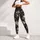 Skull Rose Butterfly Gothic Style for Halloween Parties and Spooky Season Leggings - 4