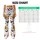Smiling Pumpkins, Bats and Spiders for Festive Halloween Season Celebrations Leggings - 7