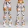 Smiling Pumpkins, Bats and Spiders for Festive Halloween Season Celebrations Leggings - 9