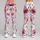 Watercolor Pink And Violet Wildflowers For Relaxed Summer Garden Days Leggings - 9