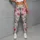 Watercolor Pink And Violet Wildflowers For Relaxed Summer Garden Days Leggings - 5