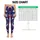 Red White Blue Starbursts for Summer Festivals and Fourth of July Celebrations Leggings - 1