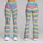 Vibrant Rainbow Horizontal Stripes for Sunny Beach Days and Colorful Everyday Style Leggings - 9