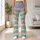 Vibrant Rainbow Horizontal Stripes for Sunny Beach Days and Colorful Everyday Style Leggings - 11