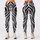 Bold Black and White Zebra Stripes for Spring Summer Outings and Everyday Women's Style Leggings - 3