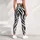 Bold Black and White Zebra Stripes for Spring Summer Outings and Everyday Women's Style Leggings - 5
