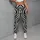Bold Black and White Zebra Stripes for Spring Summer Outings and Everyday Women's Style Leggings - 6
